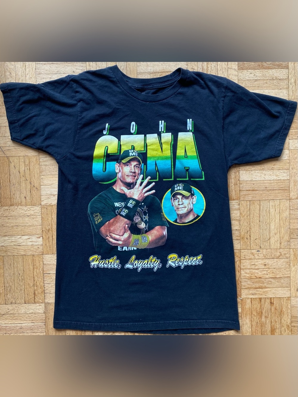 John Cena Official WWE Wrestling Hustle, Loyalty, Respect T-Shirt